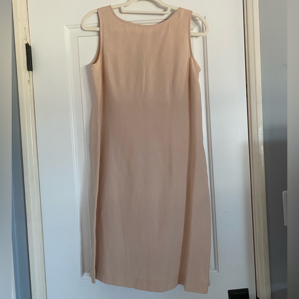gorgeous blush pink linen dress - J.Jill Size 8